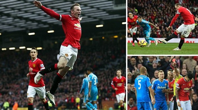 Rooney Cetak Dua Gol, MU Tekuk Sunderland 2-0